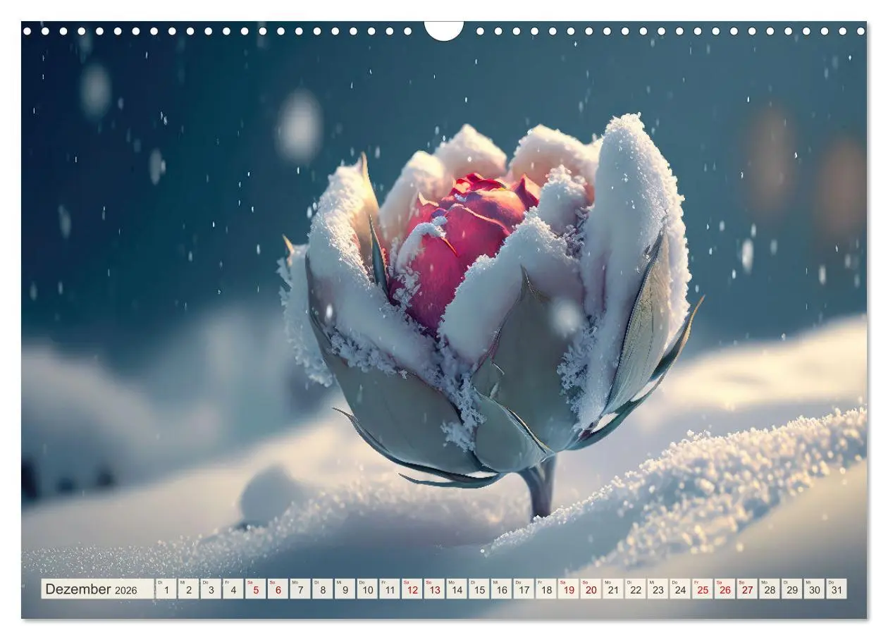 Bild: 9783457538449 | Blumen Traum (Wandkalender 2026 DIN A3 quer), CALVENDO Monatskalender
