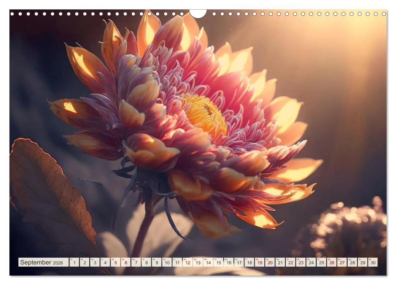 Bild: 9783457538449 | Blumen Traum (Wandkalender 2026 DIN A3 quer), CALVENDO Monatskalender