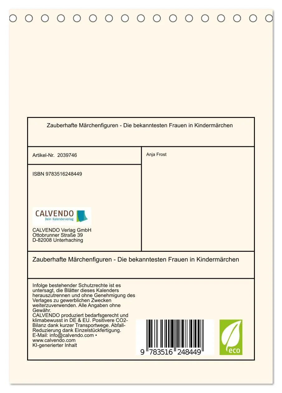 Bild: 9783516248449 | Zauberhafte Märchenfiguren - Die bekanntesten Frauen in...
