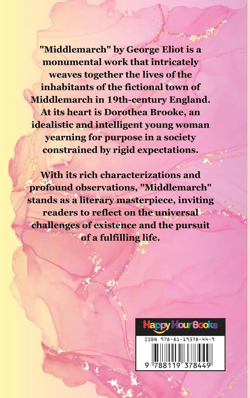 Rückseite: 9788119378449 | Middlemarch | George Eliot | Buch | Englisch | 2024 | Happy Hour Books