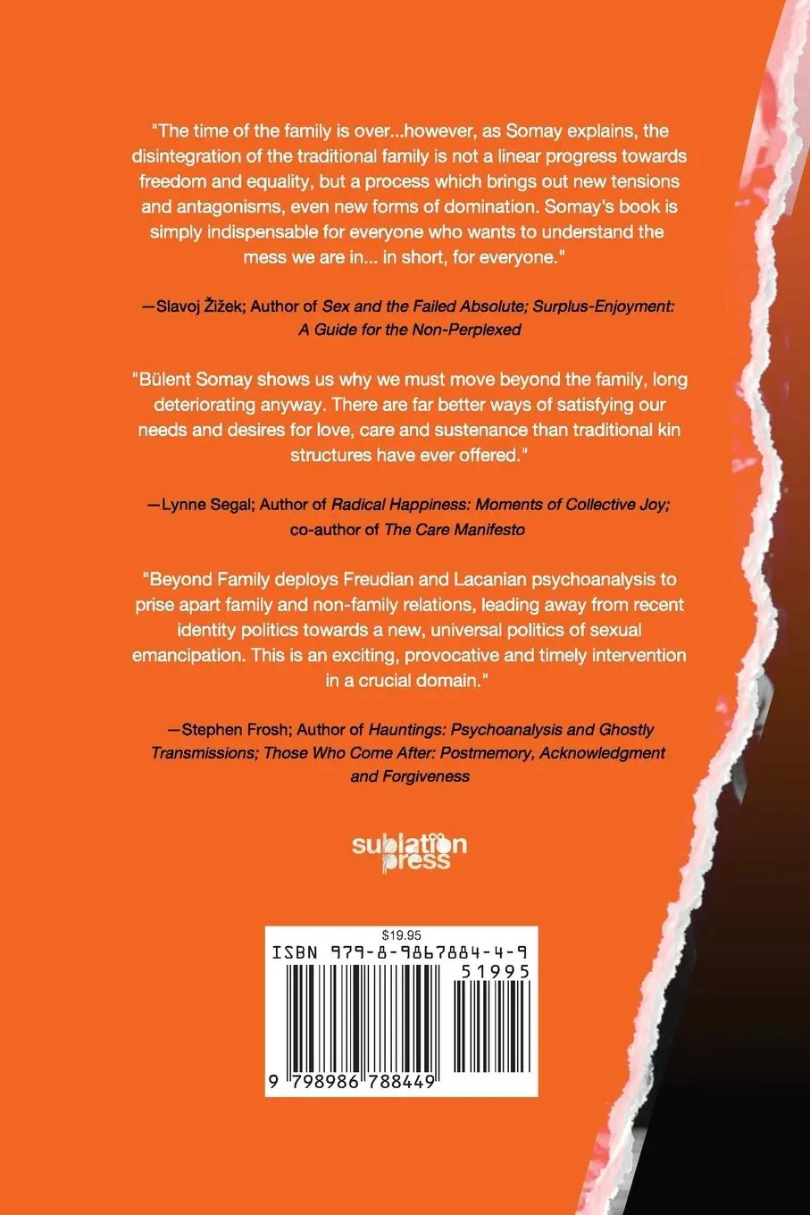 Rückseite: 9798986788449 | Beyond Family | Bülent Somay | Taschenbuch | Englisch | 2023