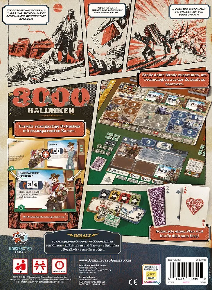 Bild: 841333118549 | 3000 Halunken | Corey Conieczka | Spiel | UNGD0001 | 2022 | Asmodee