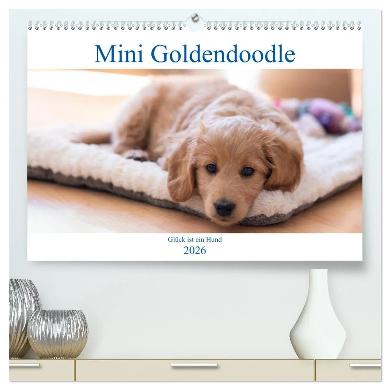 Cover: 9783457458549 | Mini Goldendoodle - Glück ist ein Hund (hochwertiger Premium...