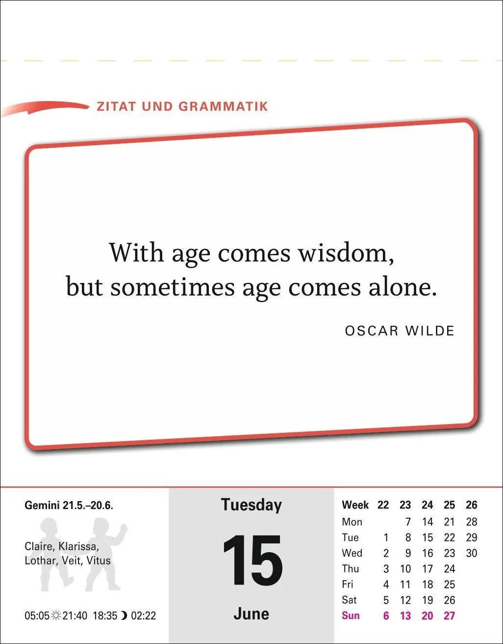Bild: 9783840038549 | Englisch Sprachkalender 2027 - Englisch lernen leicht gemacht -...