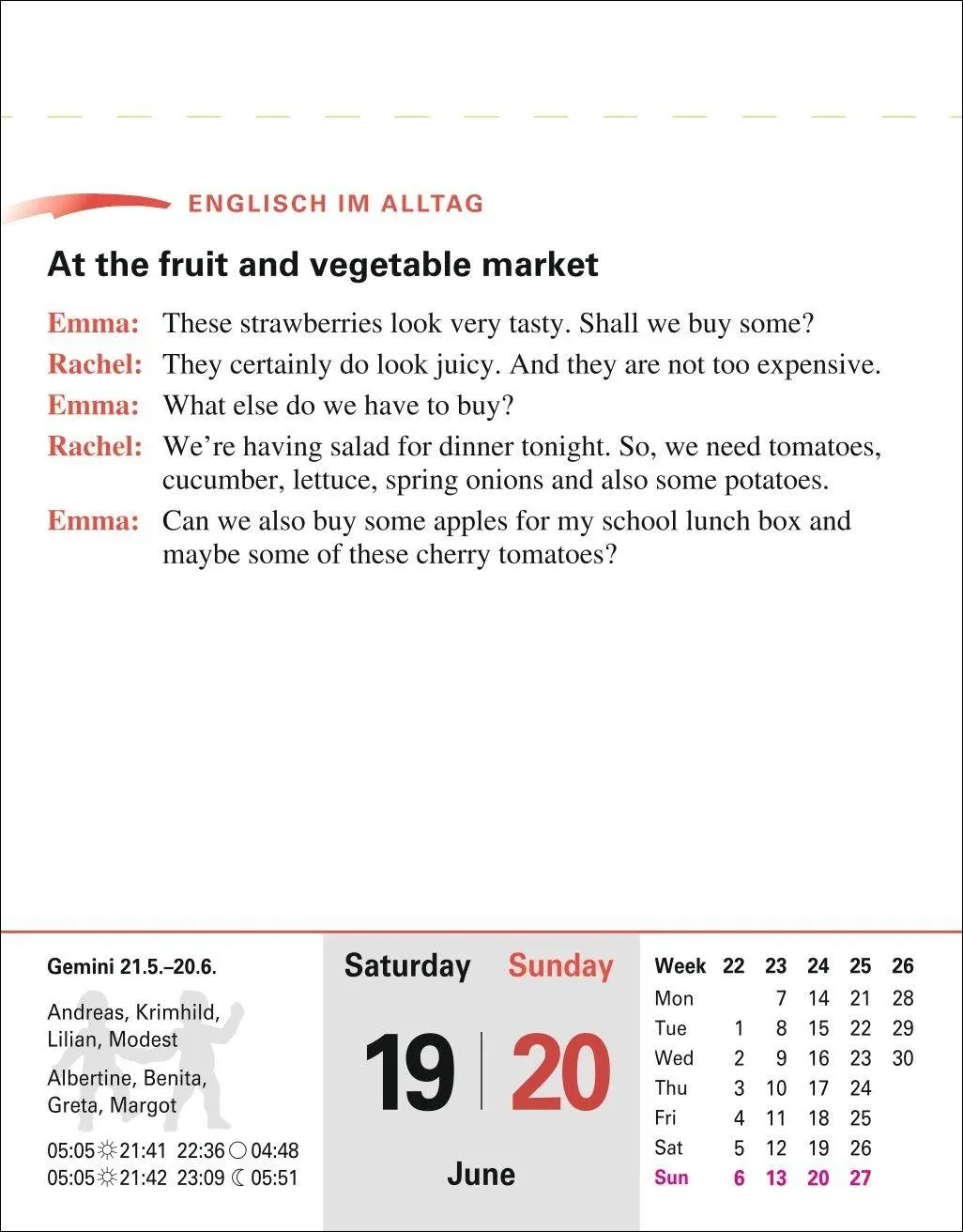 Bild: 9783840038549 | Englisch Sprachkalender 2027 - Englisch lernen leicht gemacht -...