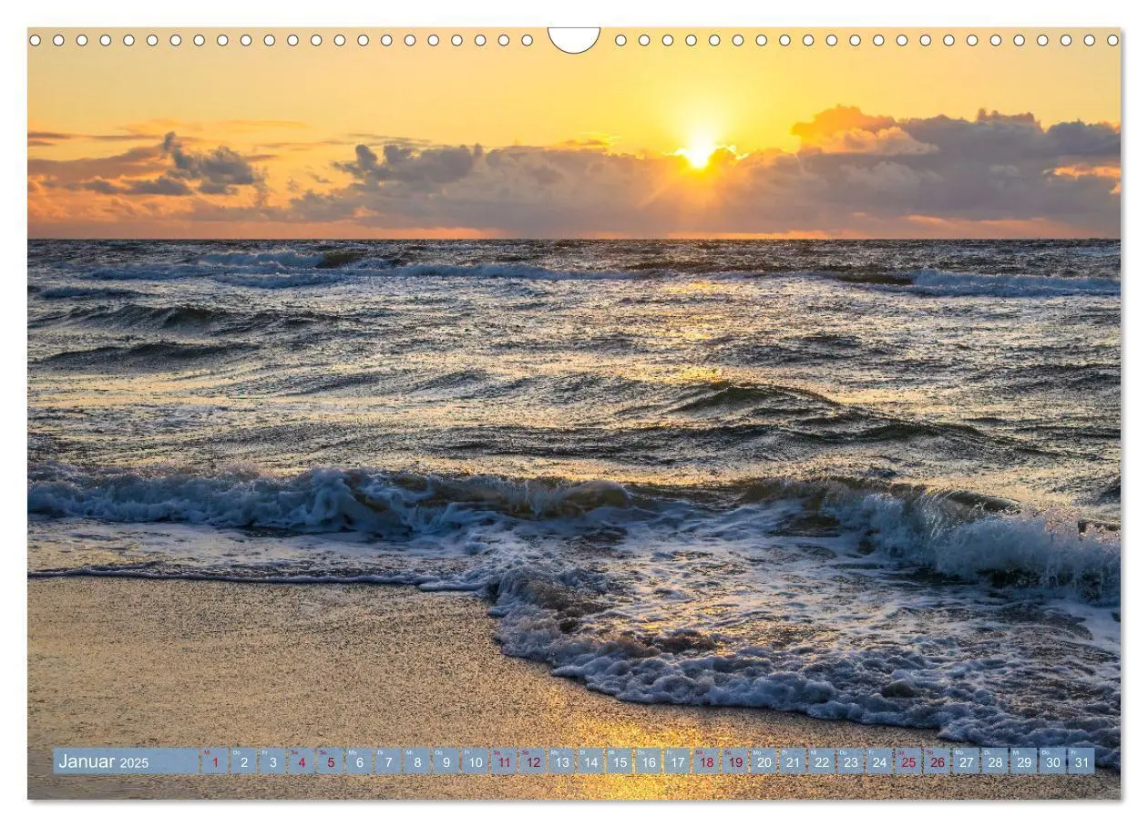 Bild: 9783383958649 | Stimmungsvolle Küstenmomente (Wandkalender 2025 DIN A3 quer),...