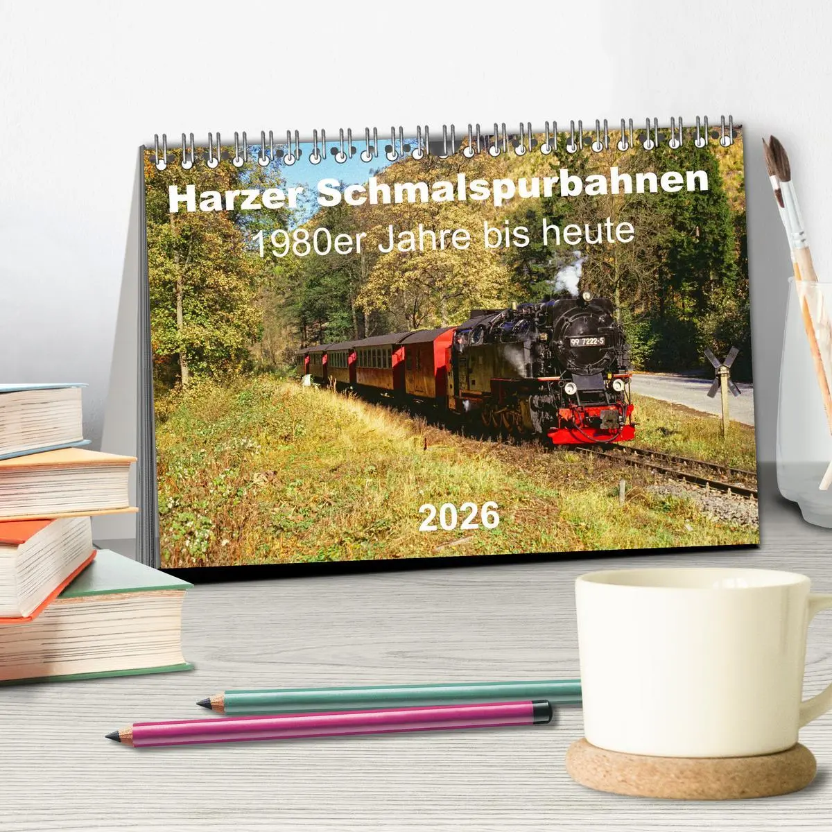 Bild: 9783457688649 | Harzer Schmalspurbahnen 1980er Jahre bis heute (Tischkalender 2026...