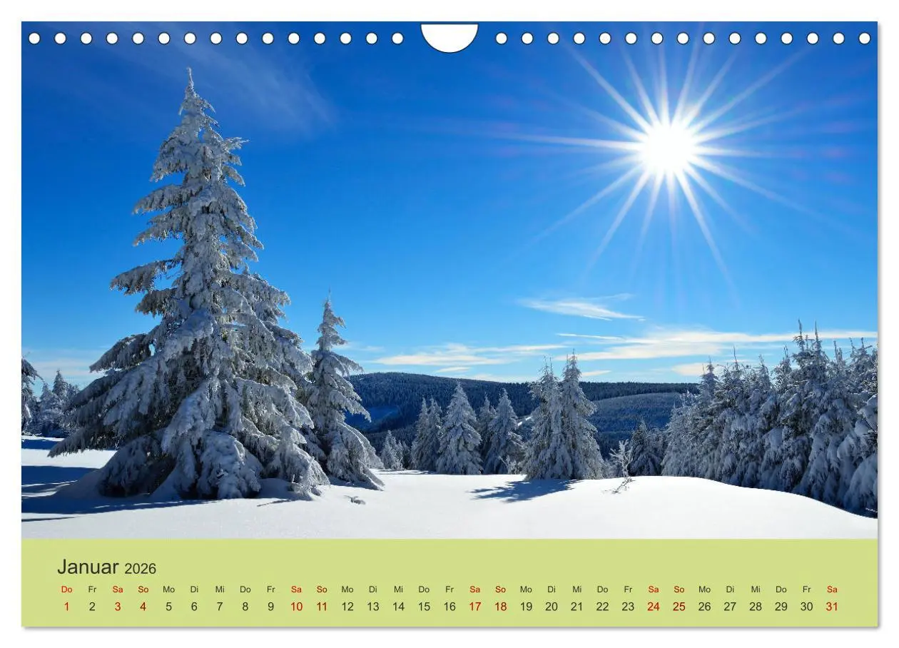 Bild: 9783457758649 | Das Erzgebirge Welterbe und Natur (Wandkalender 2026 DIN A4 quer),...