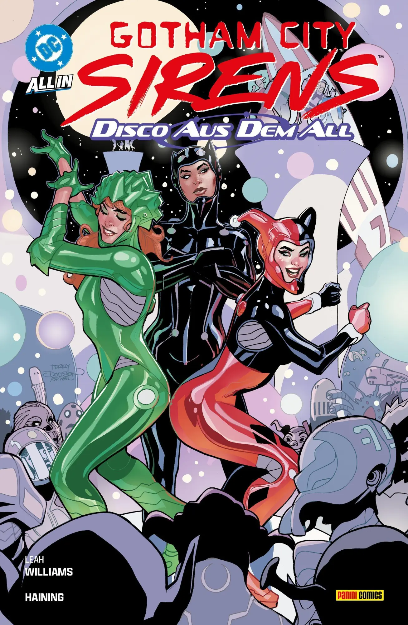 Cover: 9783741648649 | Gotham City Sirens: Disco aus dem All | Leah Williams (u. a.) | Buch