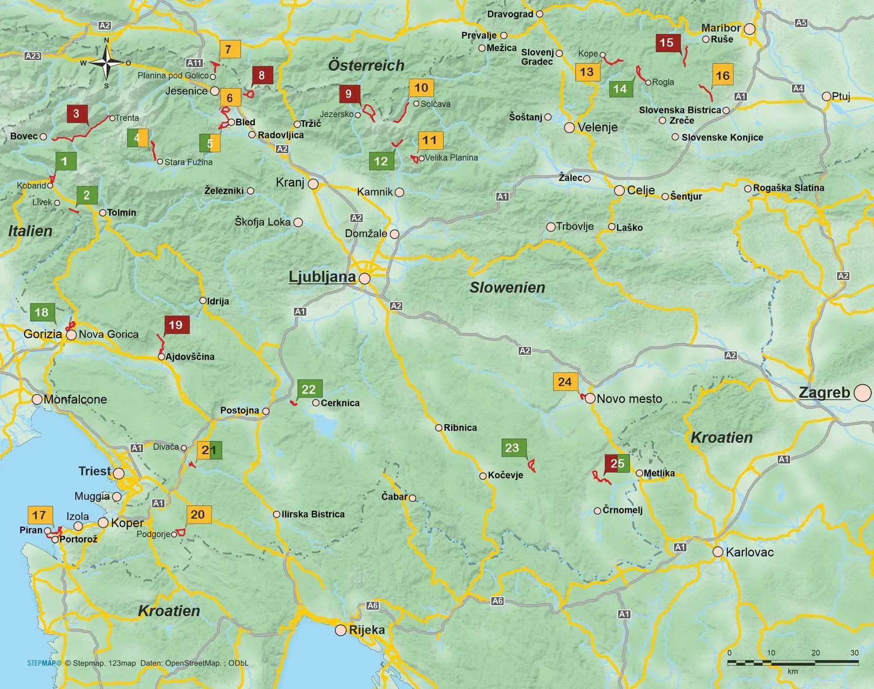 Bild: 9783866868649 | Slowenien 25 Wanderabenteuer zwischen Alpen und Adria | Scheer (u. a.)