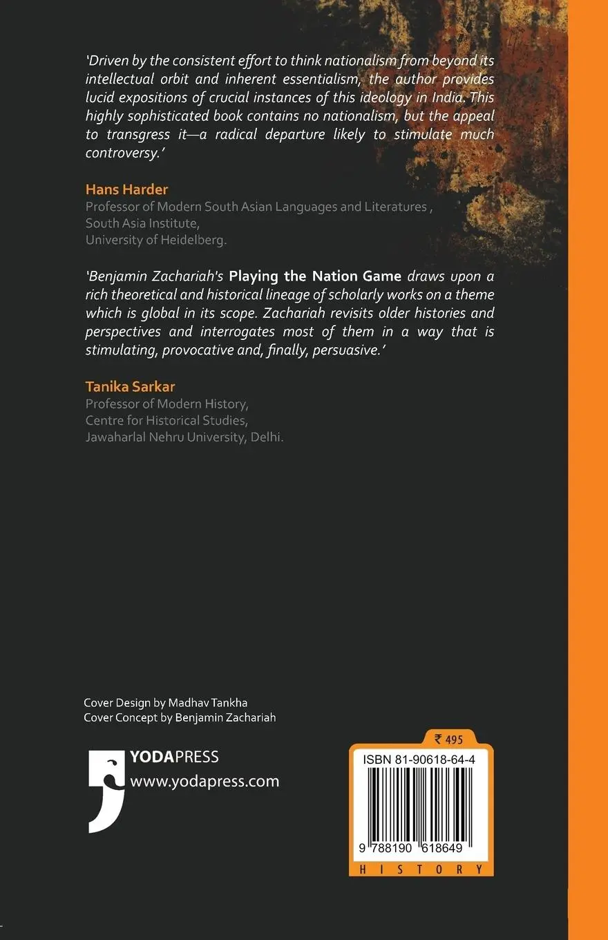 Rückseite: 9788190618649 | Playing the Nation Game | The Ambiguities of Nationalism in India