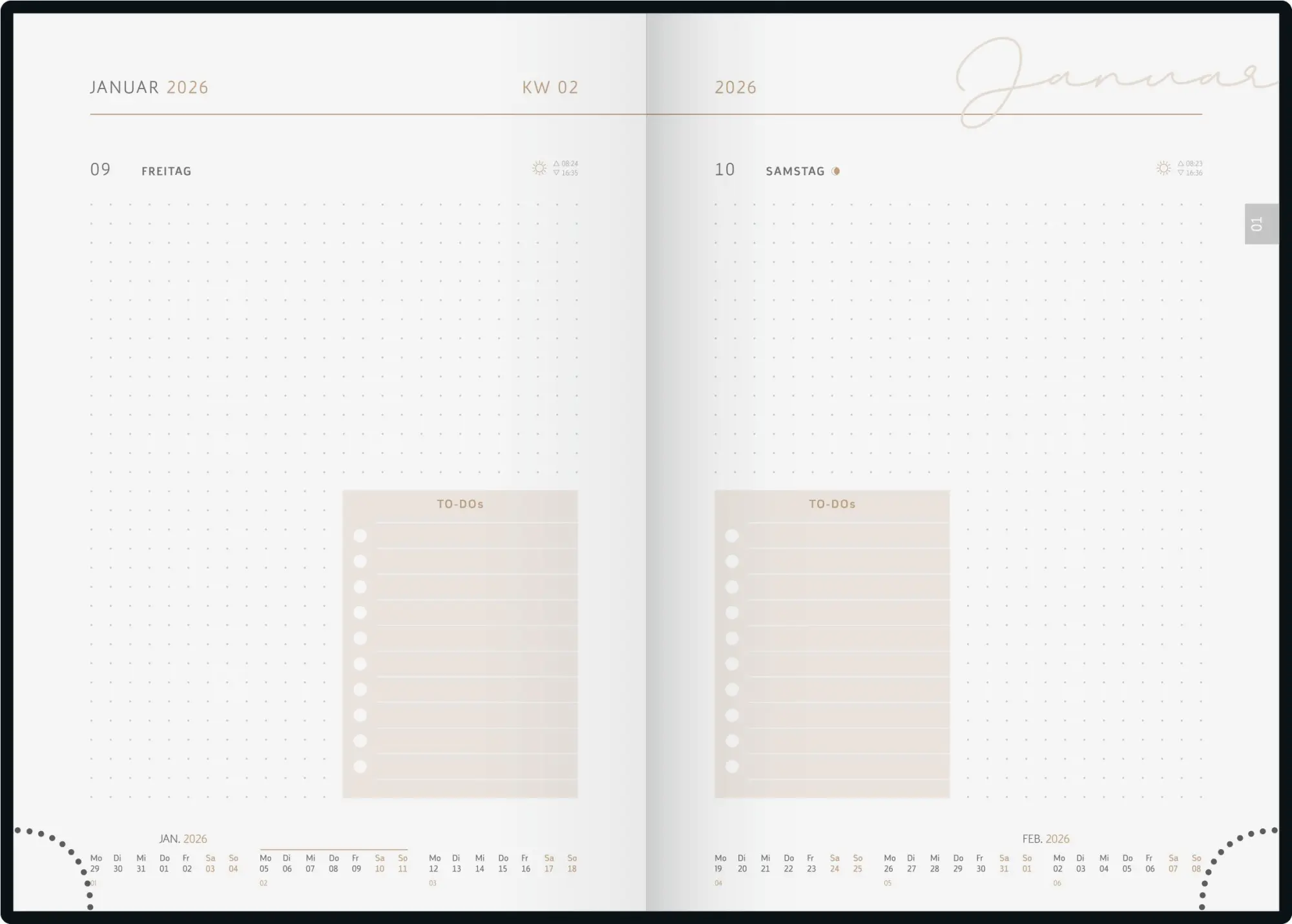 Bild: 4003273788749 | rido/idé 7028507026 Buchkalender Young Line 2026 "Watercolor" A5,...
