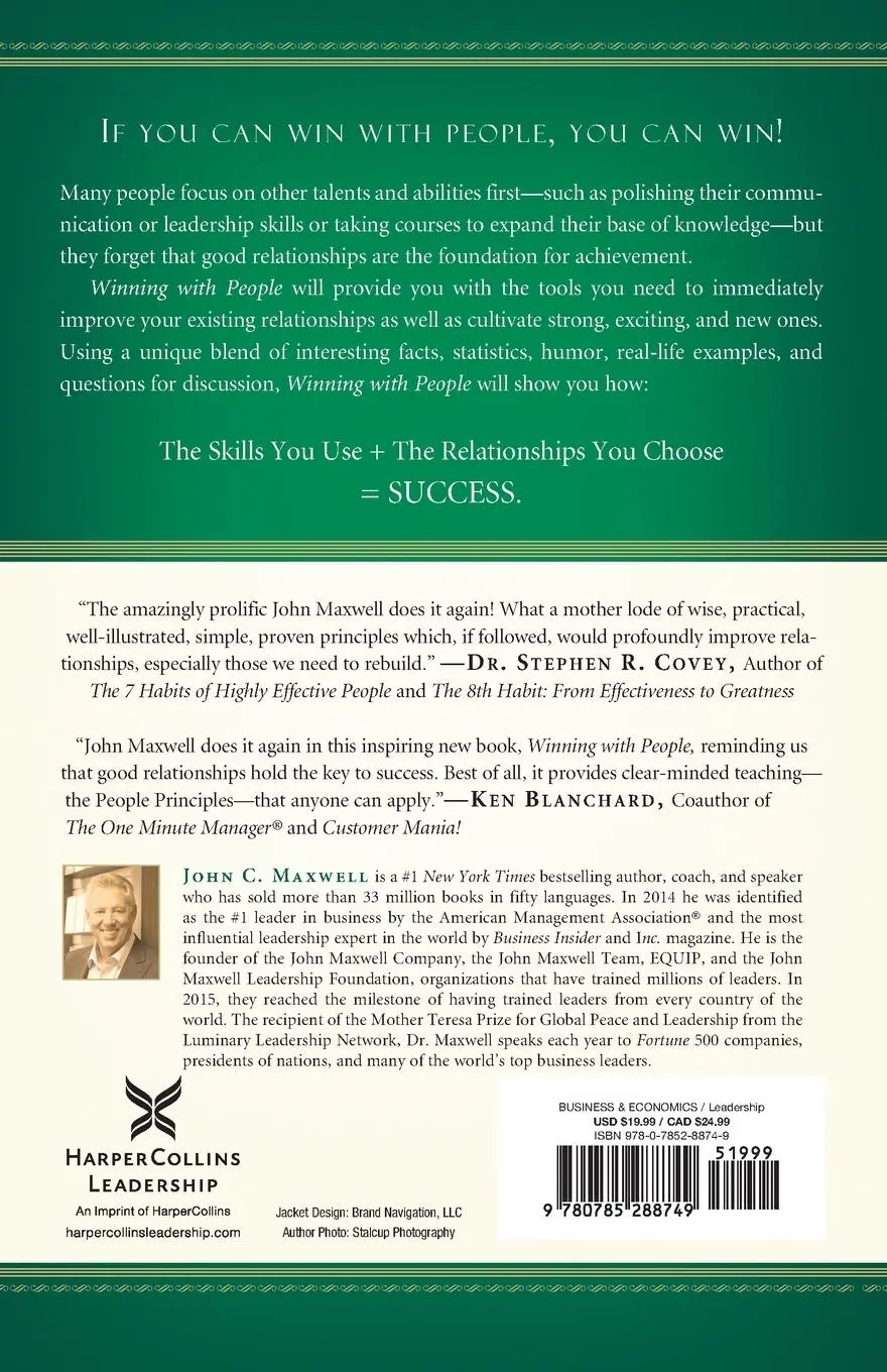 Rückseite: 9780785288749 | Winning with People | John C. Maxwell | Taschenbuch | Englisch | 2007