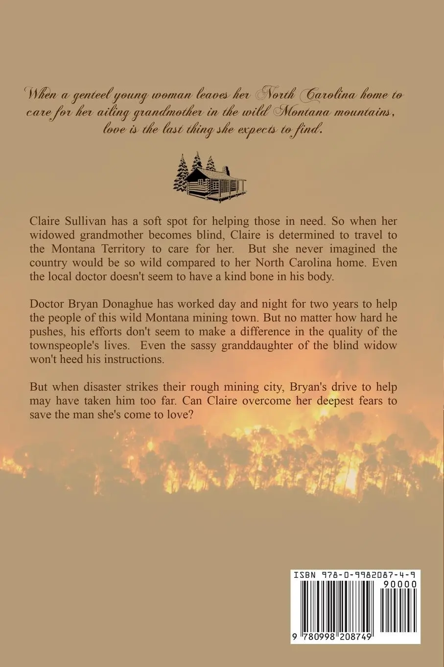Rückseite: 9780998208749 | The Lady and the Mountain Fire | Misty M Beller | Taschenbuch | 2015
