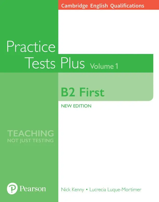 Cover: 9781292208749 | Cambridge English Qualifications: B2 First Practice Tests Plus...