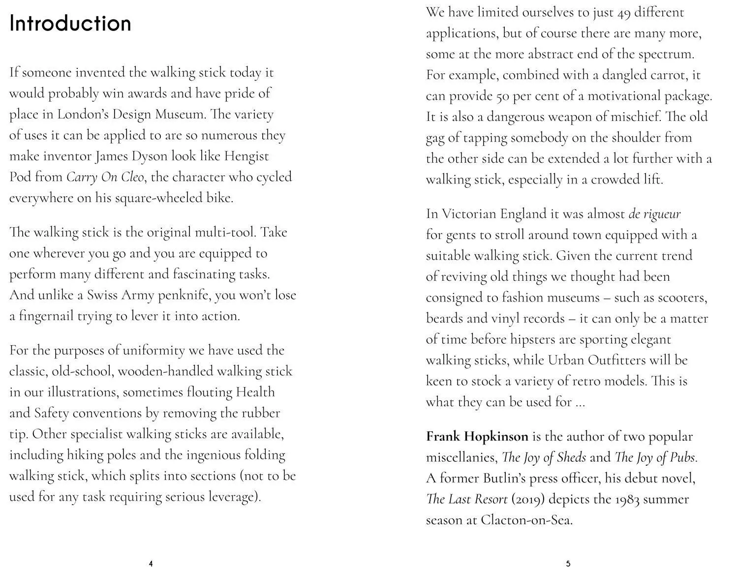 Bild: 9781911358749 | 49 USES FOR WALKING STICK HB | Frank Hopkinson (u. a.) | Buch | 2019
