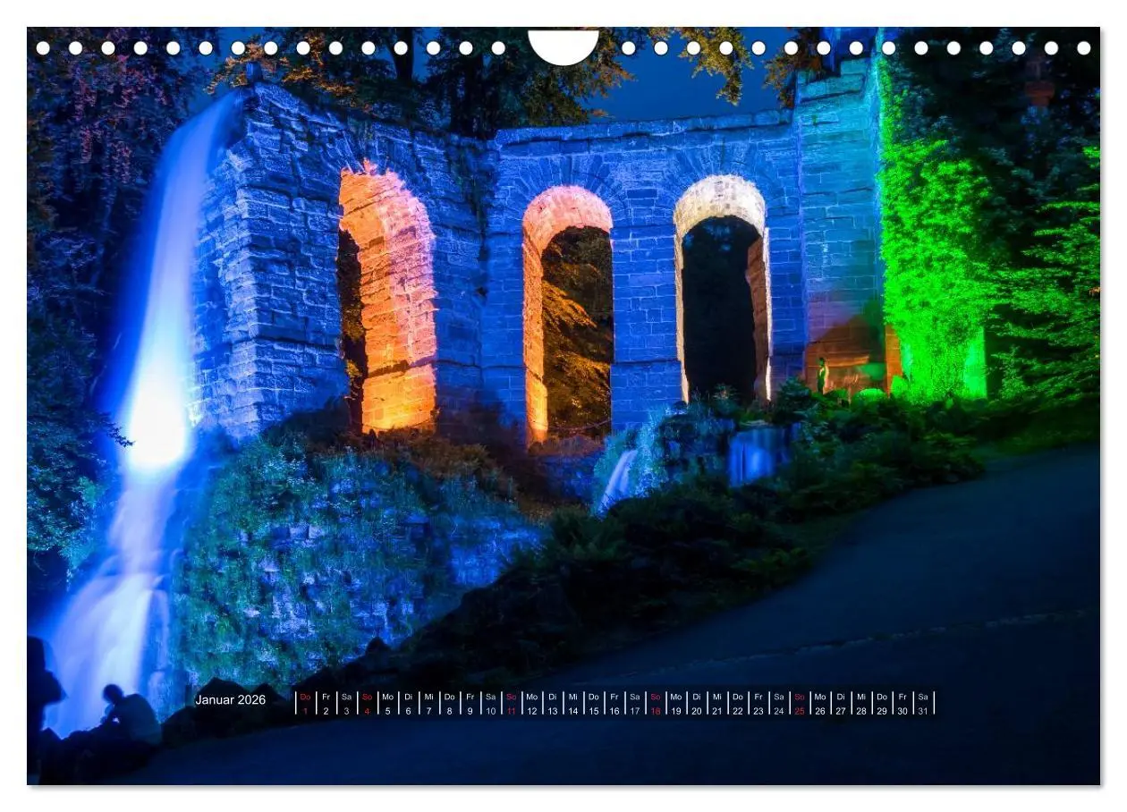Bild: 9783516078749 | Der Bergpark Kassel-Wilhelmshöhe (Wandkalender 2026 DIN A4 quer),...