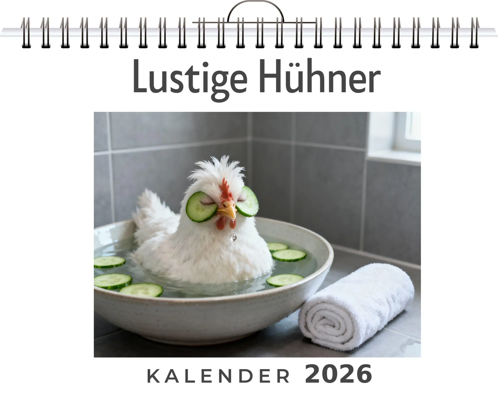 Cover: 9783695348749 | Lustige Hühner | Lucy Hartmann | Kalender | Deutsch | 2026 | FlipFlop
