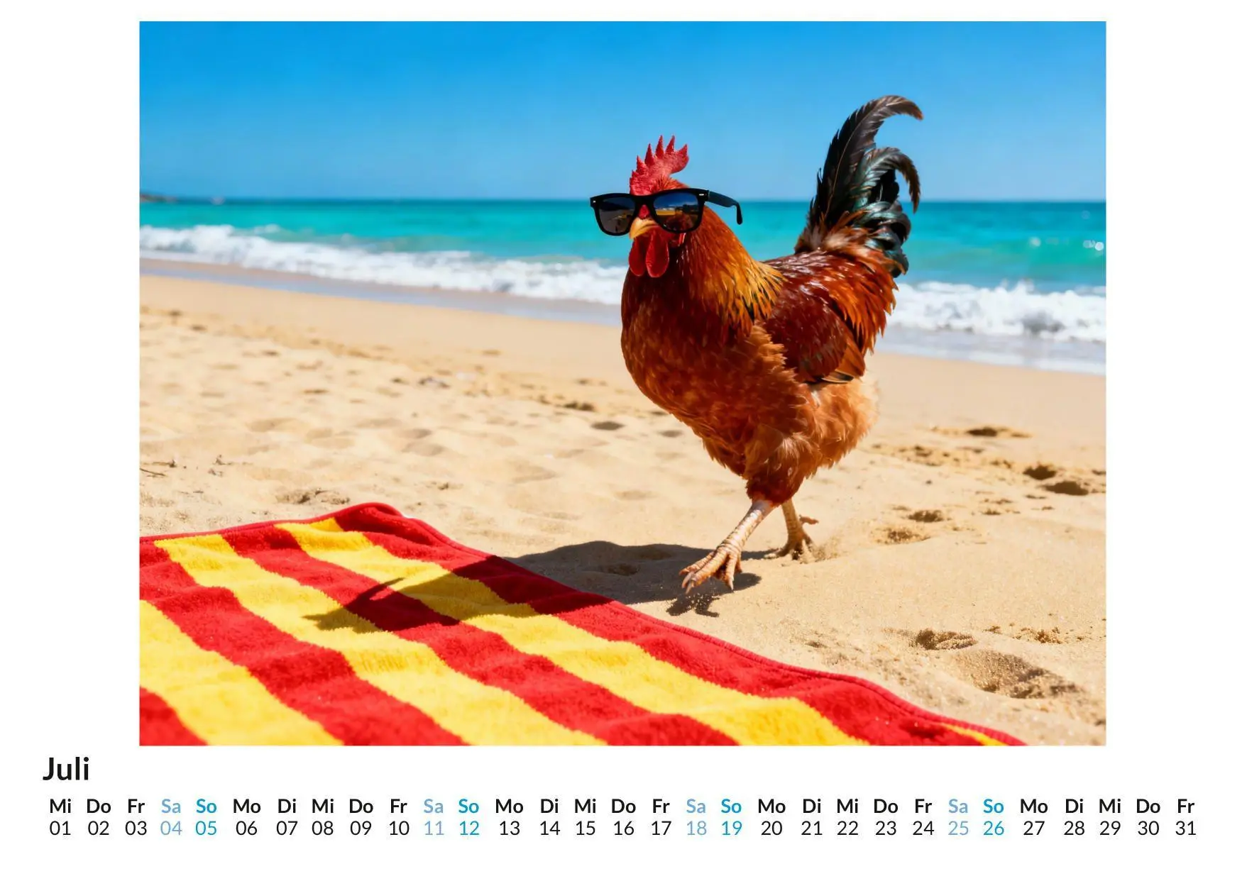 Bild: 9783695348749 | Lustige Hühner | Lucy Hartmann | Kalender | Deutsch | 2026 | FlipFlop