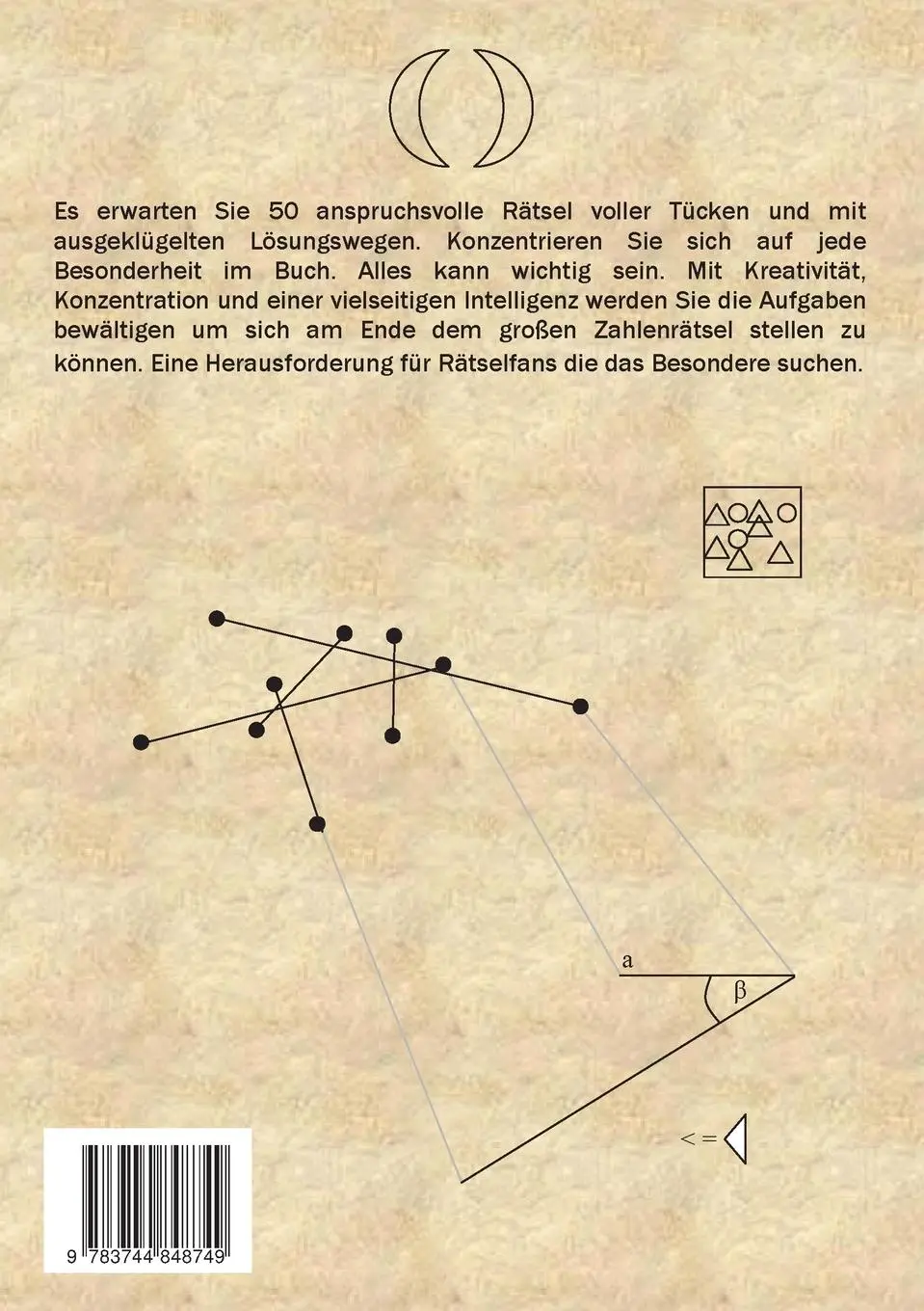 Rückseite: 9783744848749 | Rätsel mit dem besonderen Anspruch für Erwachsene und Querdenker