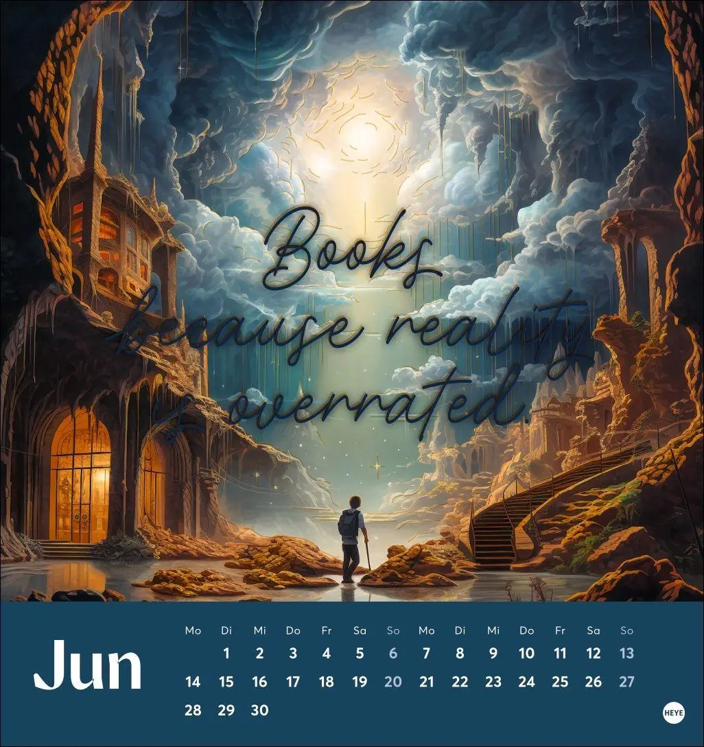 Bild: 9783756418749 | Book Lover Postkartenkalender 2027 - Postkarten für Buchverliebte