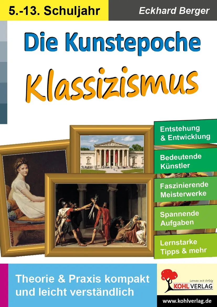 Cover: 9783985588749 | Die Kunstepoche KLASSIZISMUS | Eckhard Berger | Taschenbuch | 48 S.