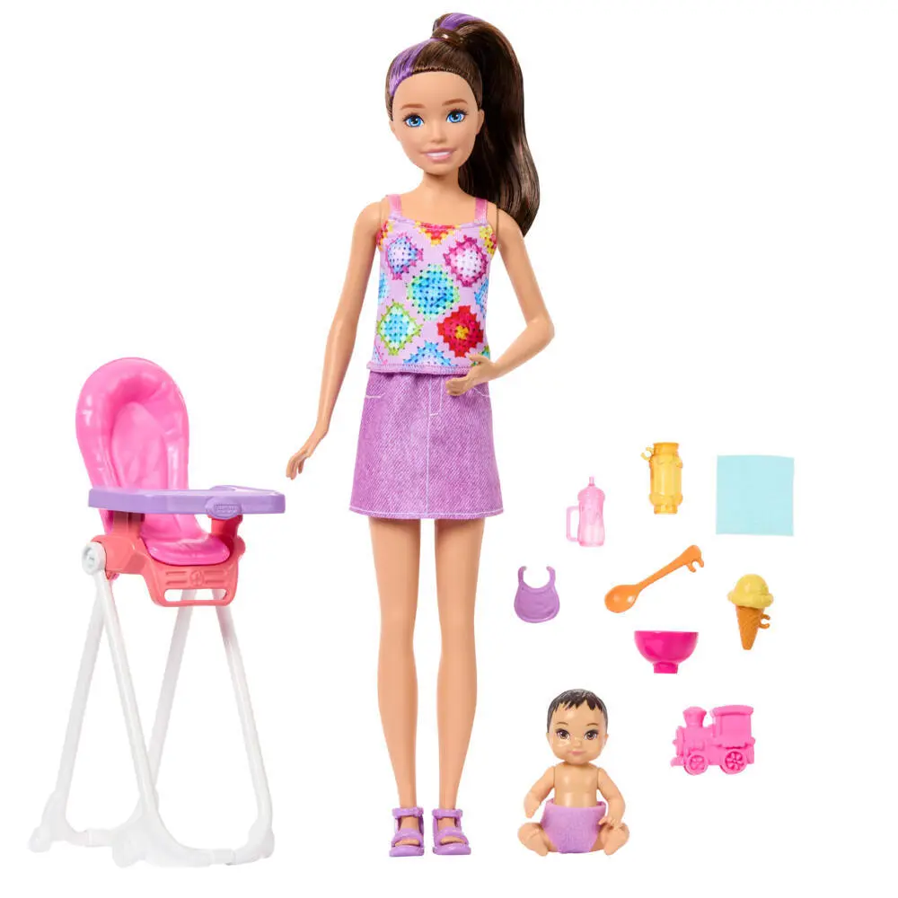 Bild: 194735338849 | Barbie "Skipper Babysitters Inc." Hochstuhl Spielset | Blister | JJB44