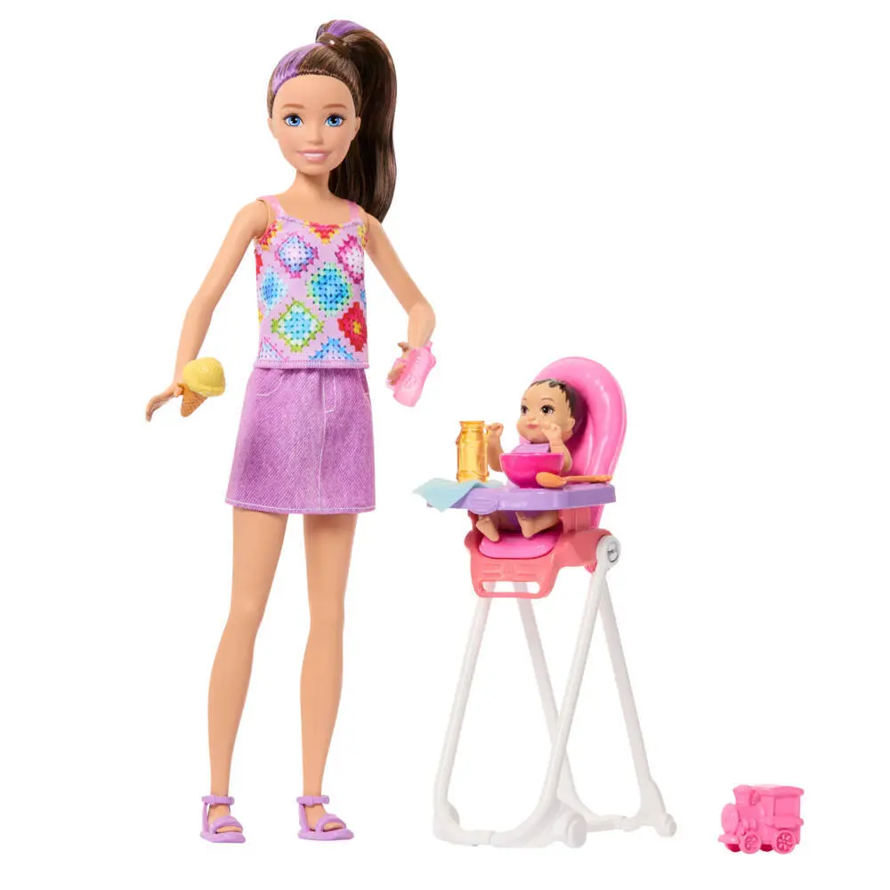 Bild: 194735338849 | Barbie "Skipper Babysitters Inc." Hochstuhl Spielset | Blister | JJB44