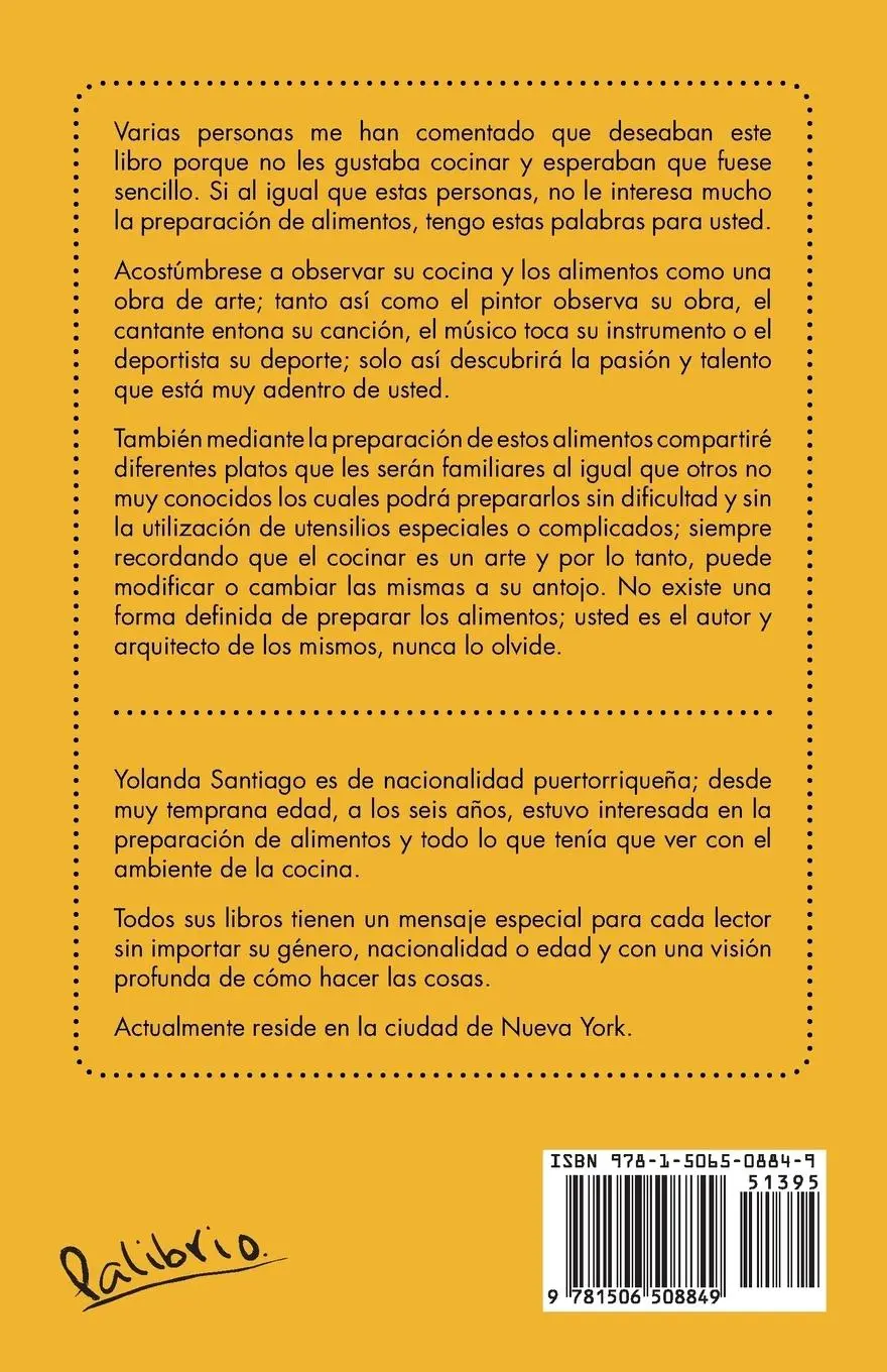 Rückseite: 9781506508849 | El arte de preparar alimentos en mi cocina | Yolanda Santiago | Buch
