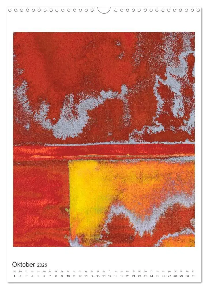 Bild: 9783435958849 | Ein leuchtendes Jahr: Abstrakte Kunst von Inga Pint (Wandkalender...