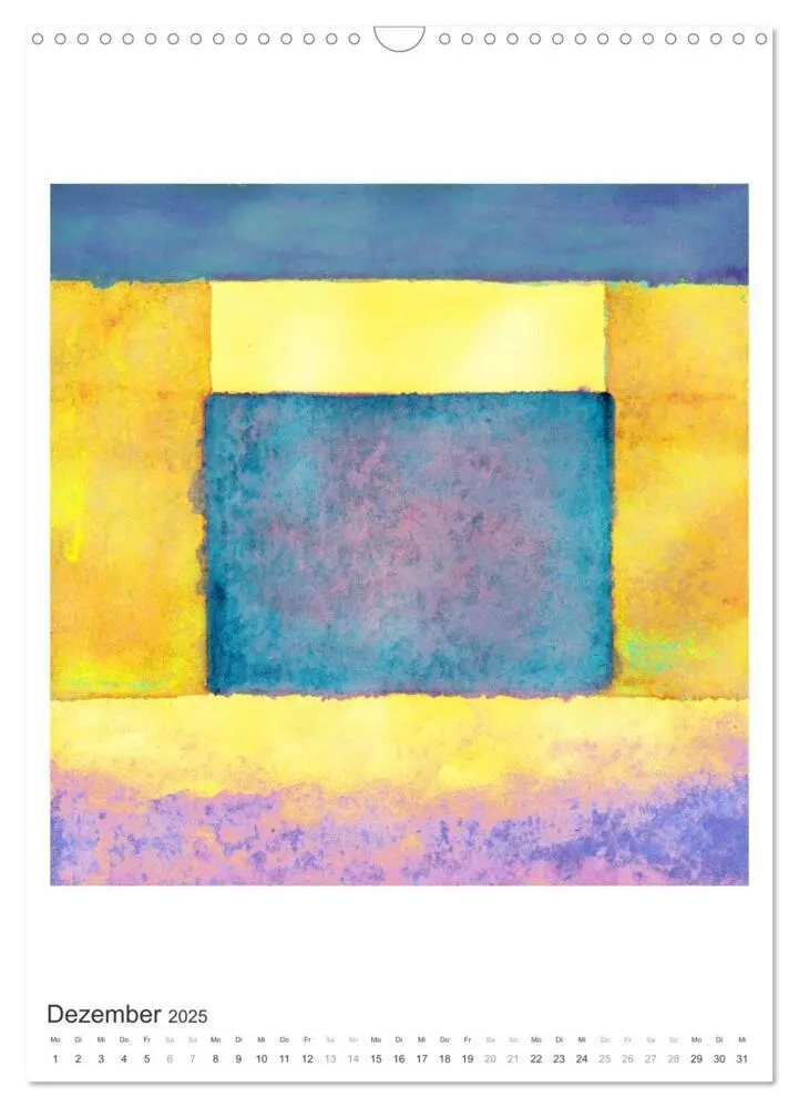 Bild: 9783435958849 | Ein leuchtendes Jahr: Abstrakte Kunst von Inga Pint (Wandkalender...