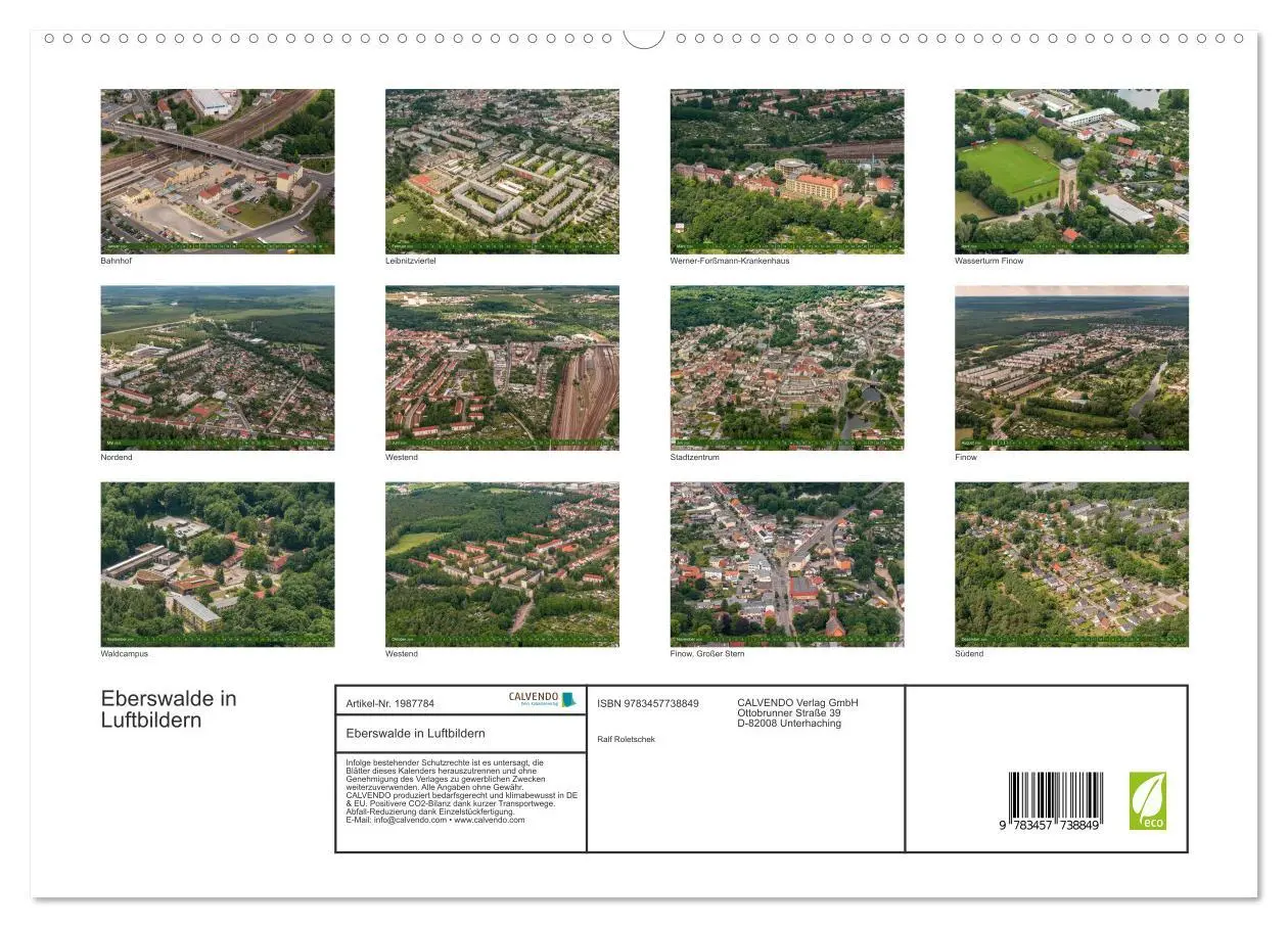 Bild: 9783457738849 | Eberswalde in Luftbildern (hochwertiger Premium Wandkalender 2026...
