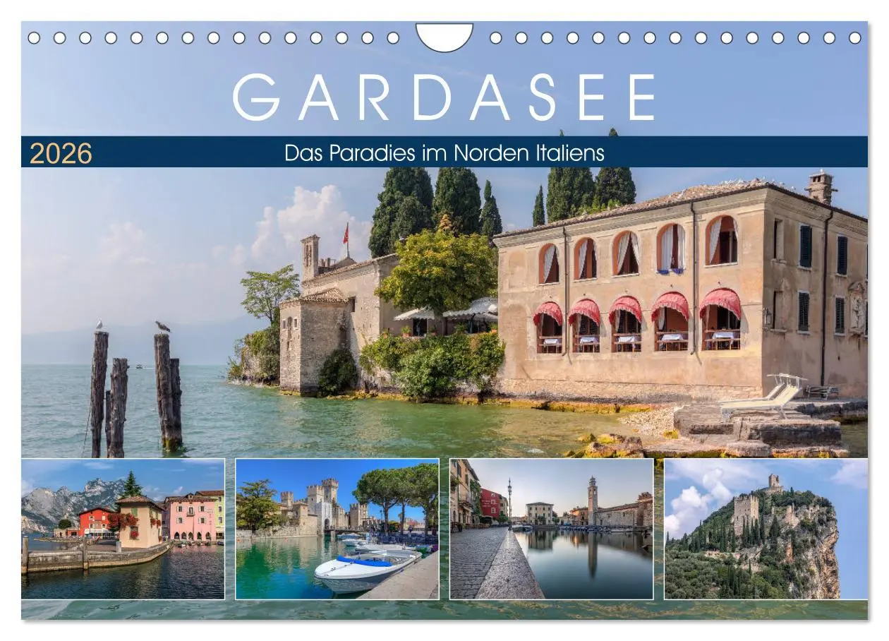 Cover: 9783457808849 | Gardasee, das Paradies im Norden Italiens (Wandkalender 2026 DIN A4...