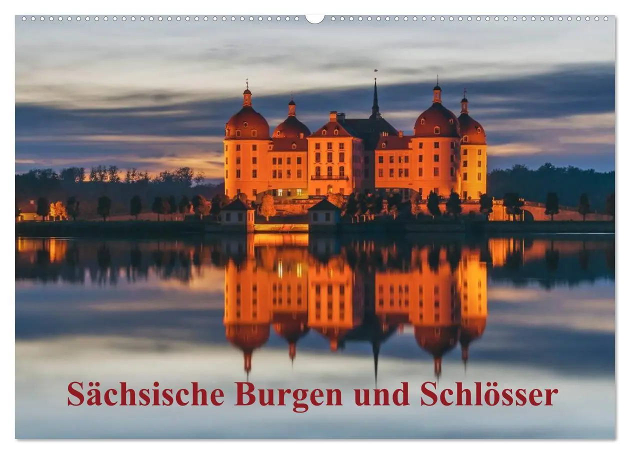 Cover: 9783516208849 | Sächsische Burgen und Schlösser (Wandkalender 2026 DIN A2 quer),...