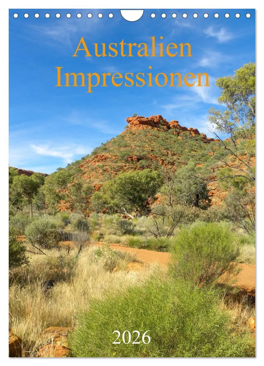 Cover: 9783516378849 | Australien - Impressionen (Wandkalender 2026 DIN A4 hoch), CALVENDO...