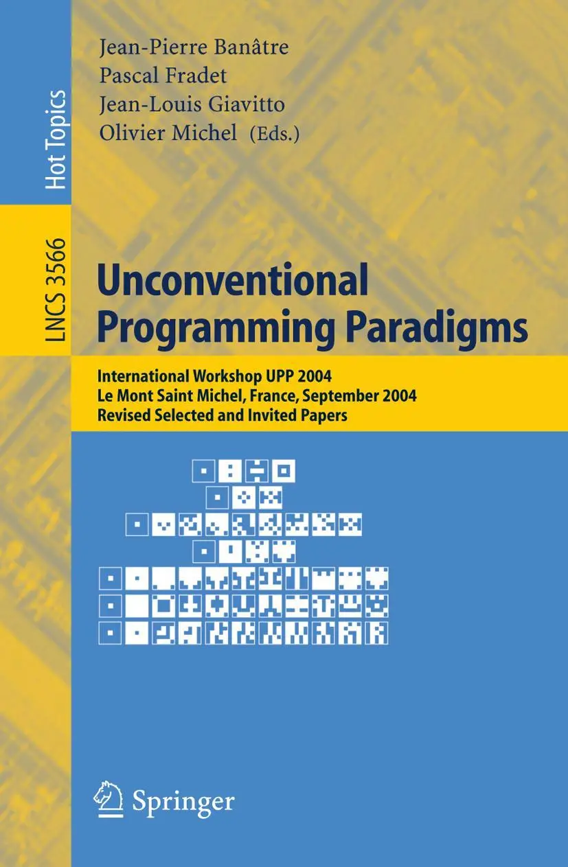 Cover: 9783540278849 | Unconventional Programming Paradigms | Jean-Pierre Banâtre (u. a.)