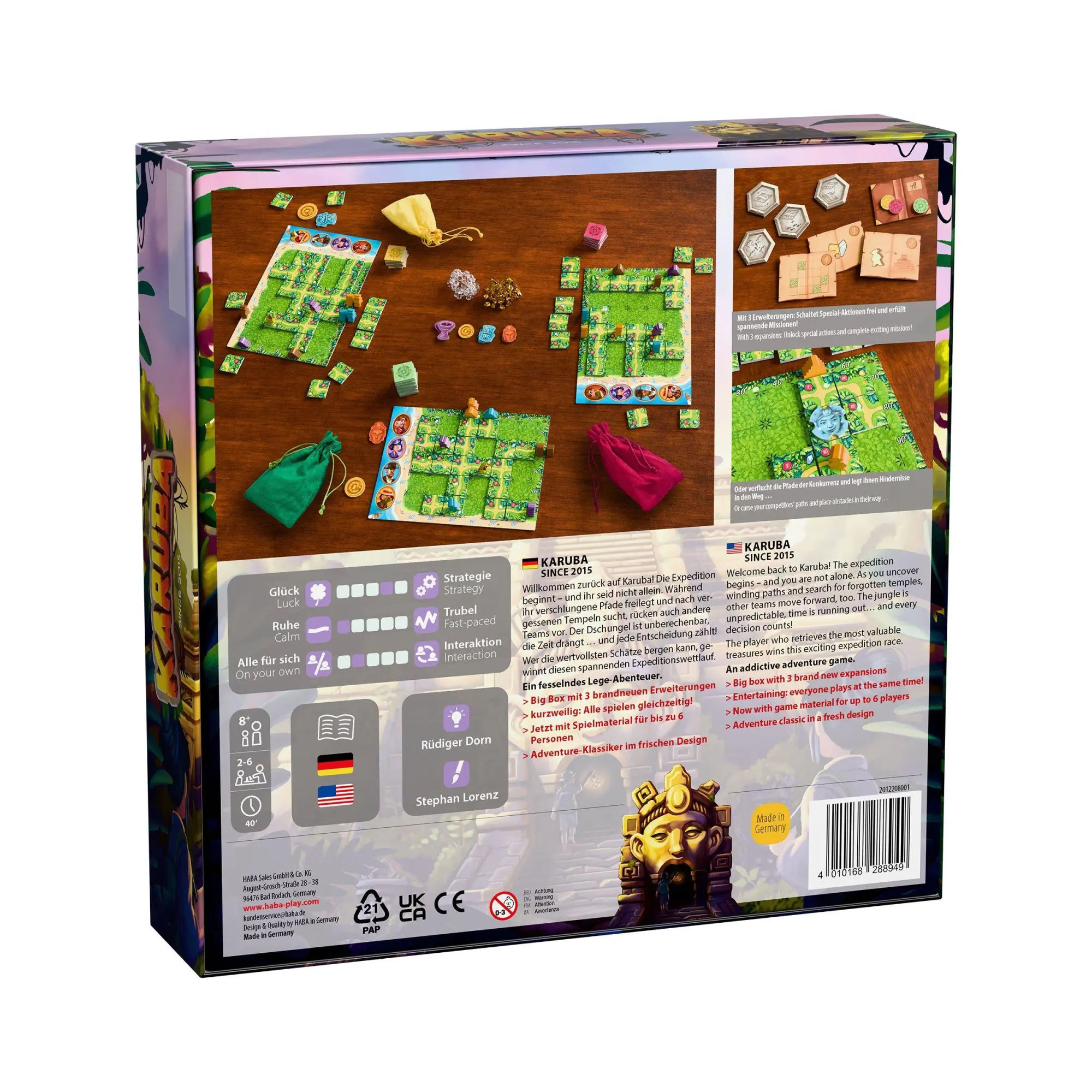 Bild: 4010168288949 | Karuba | Spiel | Deutsch | 2025 | HABA Sales GmbH &amp; Co.KG