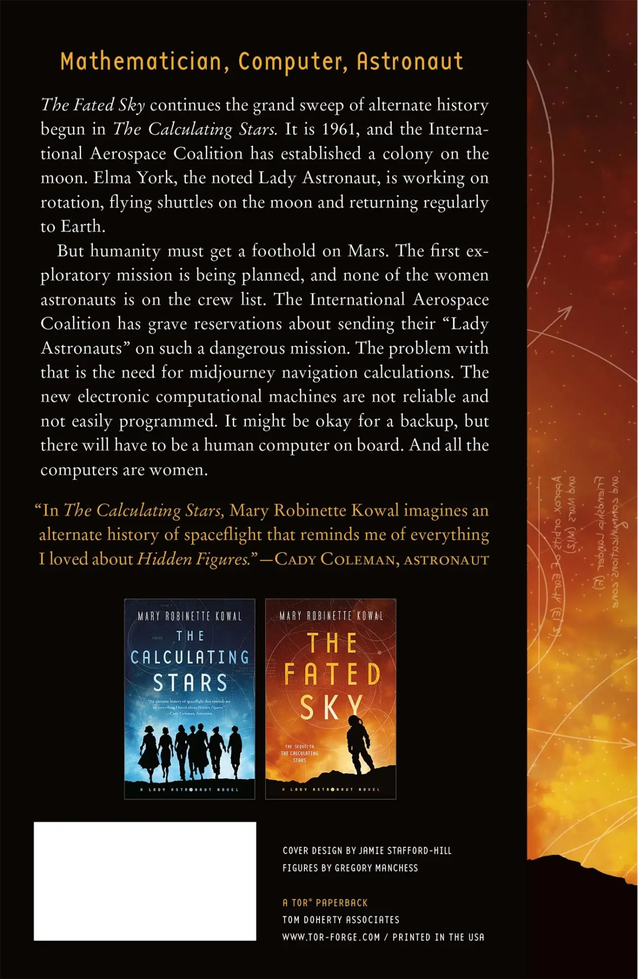 Rückseite: 9780765398949 | The Fated Sky | Mary Robinette Kowal | Taschenbuch | Englisch | 2018