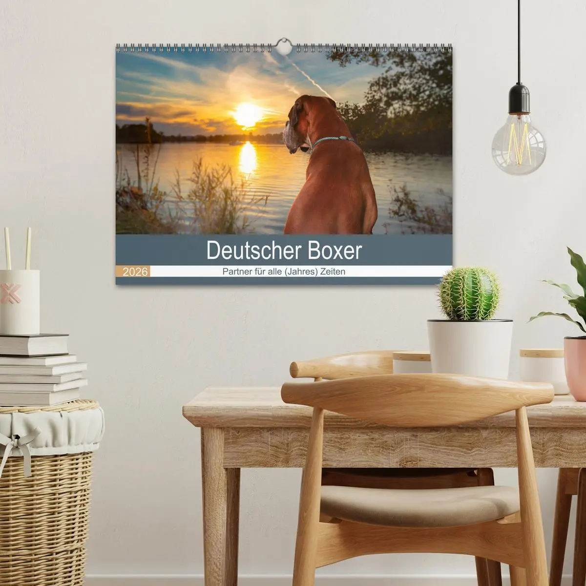 Bild: 9783457728949 | Deutscher Boxer (Wandkalender 2026 DIN A3 quer), CALVENDO...