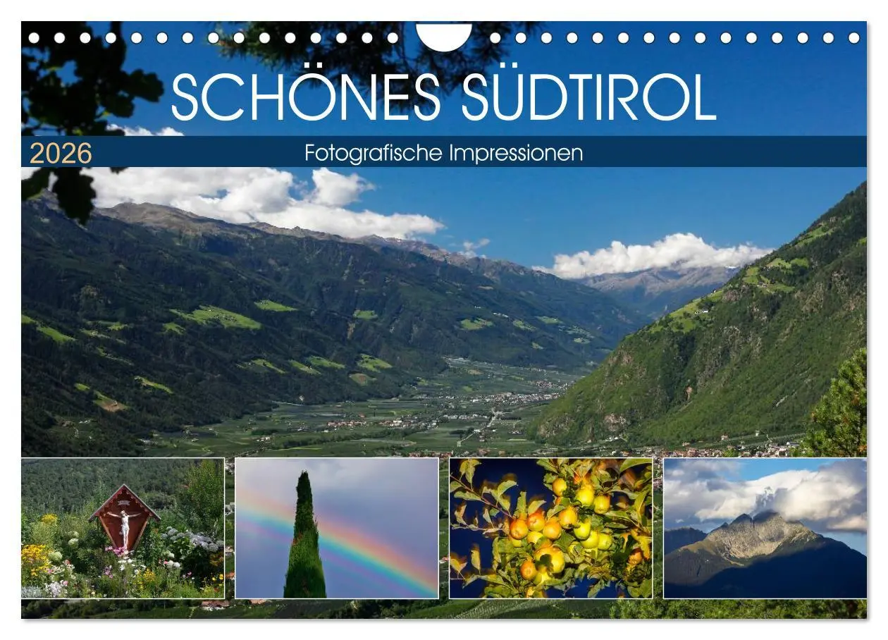Cover: 9783457898949 | Schönes Südtirol (Wandkalender 2026 DIN A4 quer), CALVENDO...