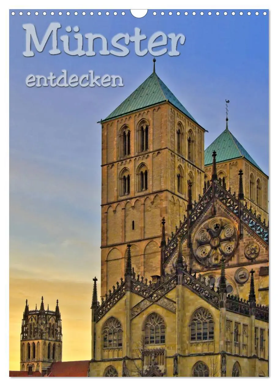 Cover: 9783516438949 | Münster entdecken (Wandkalender 2026 DIN A3 hoch), CALVENDO...