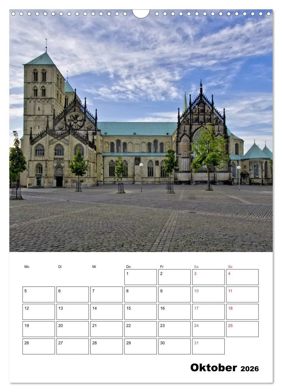 Bild: 9783516438949 | Münster entdecken (Wandkalender 2026 DIN A3 hoch), CALVENDO...