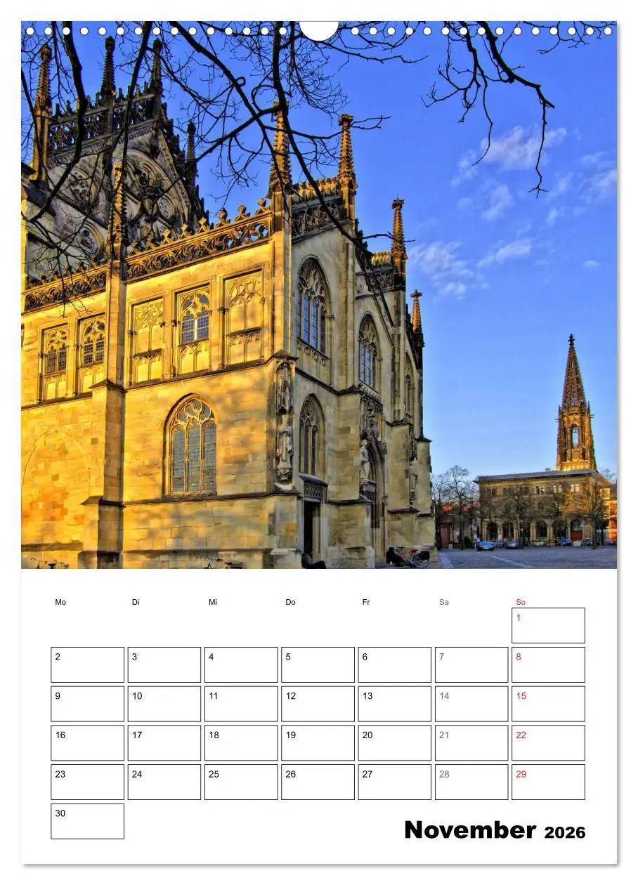 Bild: 9783516438949 | Münster entdecken (Wandkalender 2026 DIN A3 hoch), CALVENDO...
