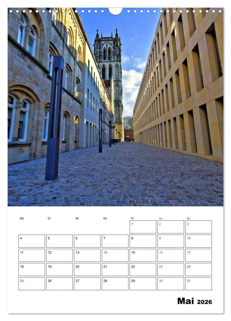 Bild: 9783516438949 | Münster entdecken (Wandkalender 2026 DIN A3 hoch), CALVENDO...