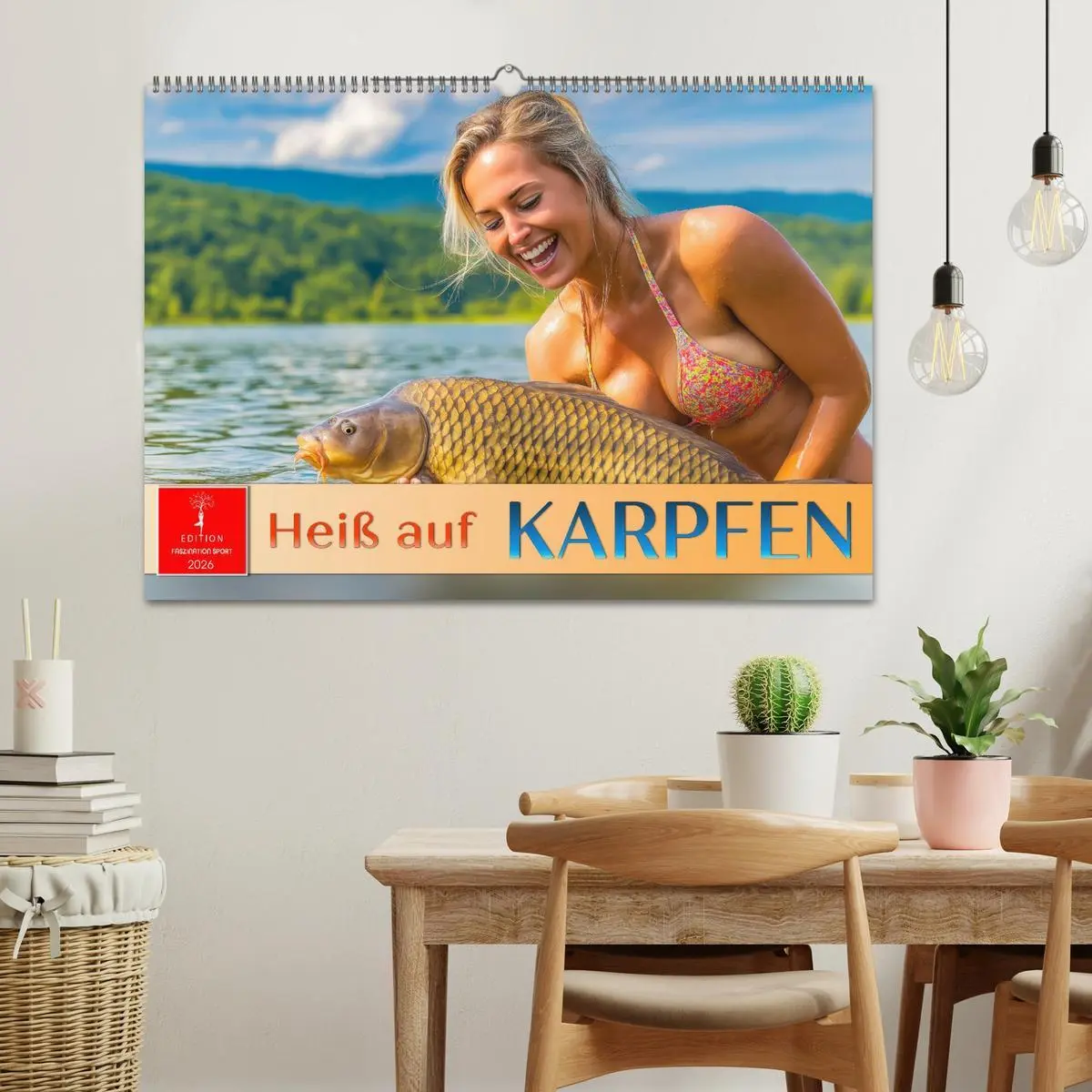 Bild: 9783516508949 | Heiß auf Karpfen (Wandkalender 2026 DIN A2 quer), CALVENDO...