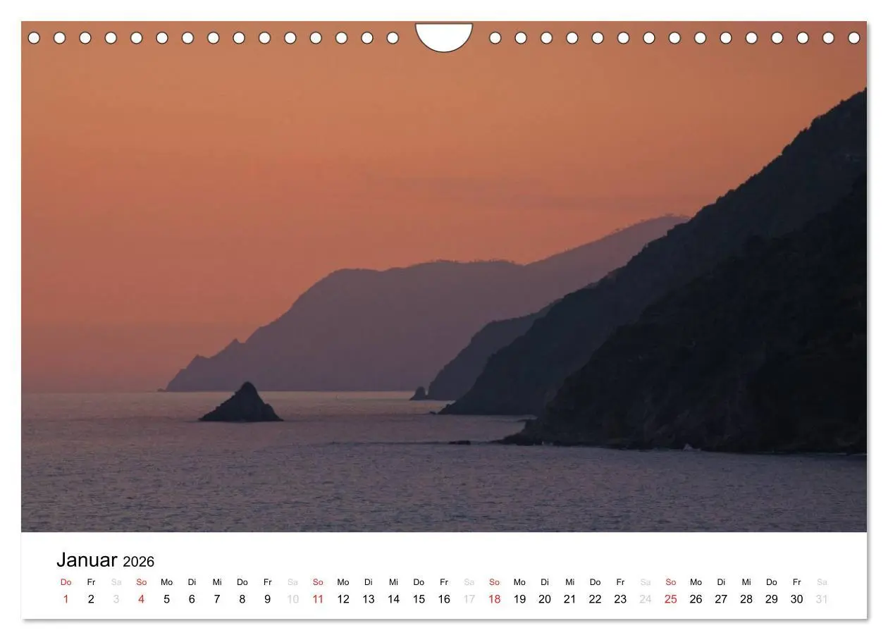 Bild: 9783516019049 | Blick auf die Ligurische Küste (Wandkalender 2026 DIN A4 quer),...