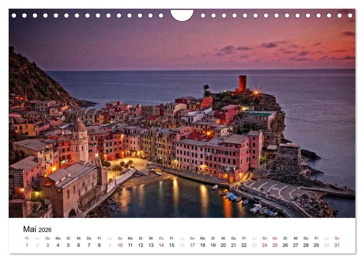 Bild: 9783516019049 | Blick auf die Ligurische Küste (Wandkalender 2026 DIN A4 quer),...