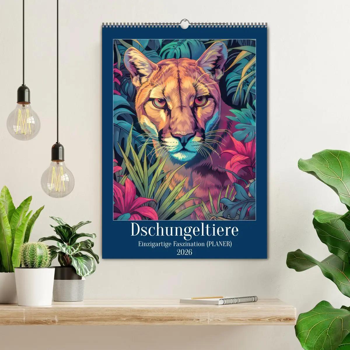 Bild: 9783516259049 | Dschungeltiere - Einzigartige Faszination (Wandkalender 2026 DIN A2...