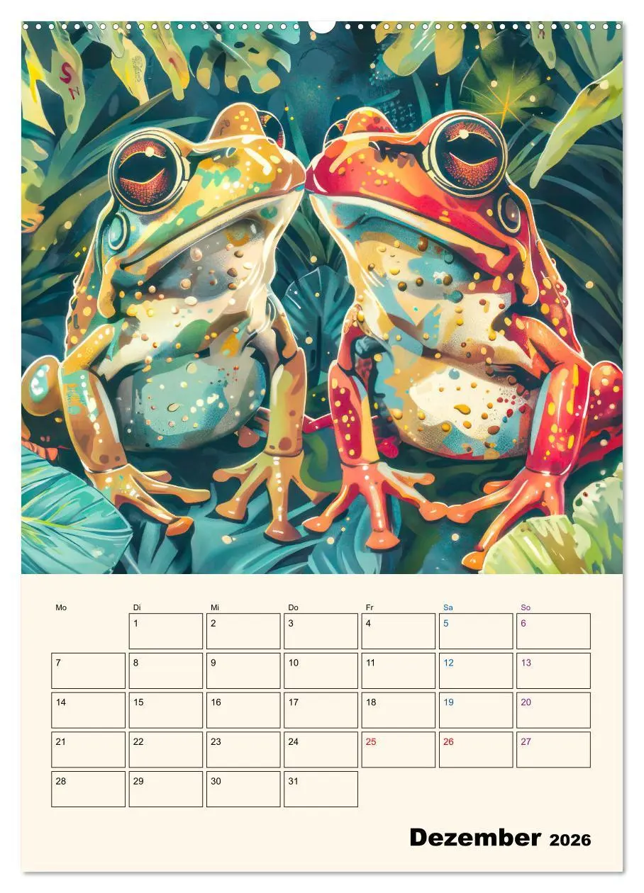 Bild: 9783516259049 | Dschungeltiere - Einzigartige Faszination (Wandkalender 2026 DIN A2...