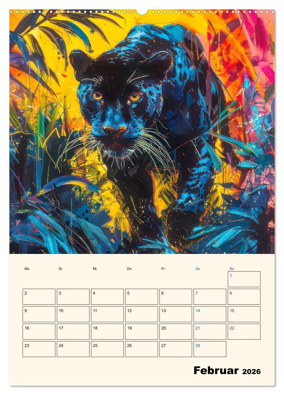 Bild: 9783516259049 | Dschungeltiere - Einzigartige Faszination (Wandkalender 2026 DIN A2...